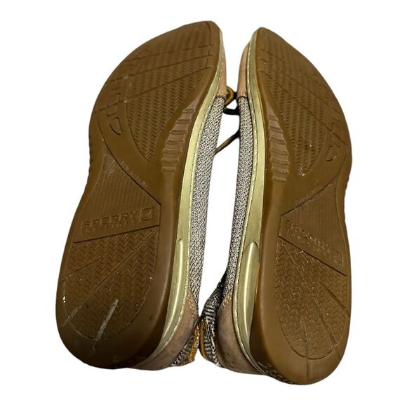 SPERRY TOPSIDER FOR WOMEN: ANGELFISH HERINGBONE BOAT SHOE
Women Linen size 9.5M - Picture 9 of 10